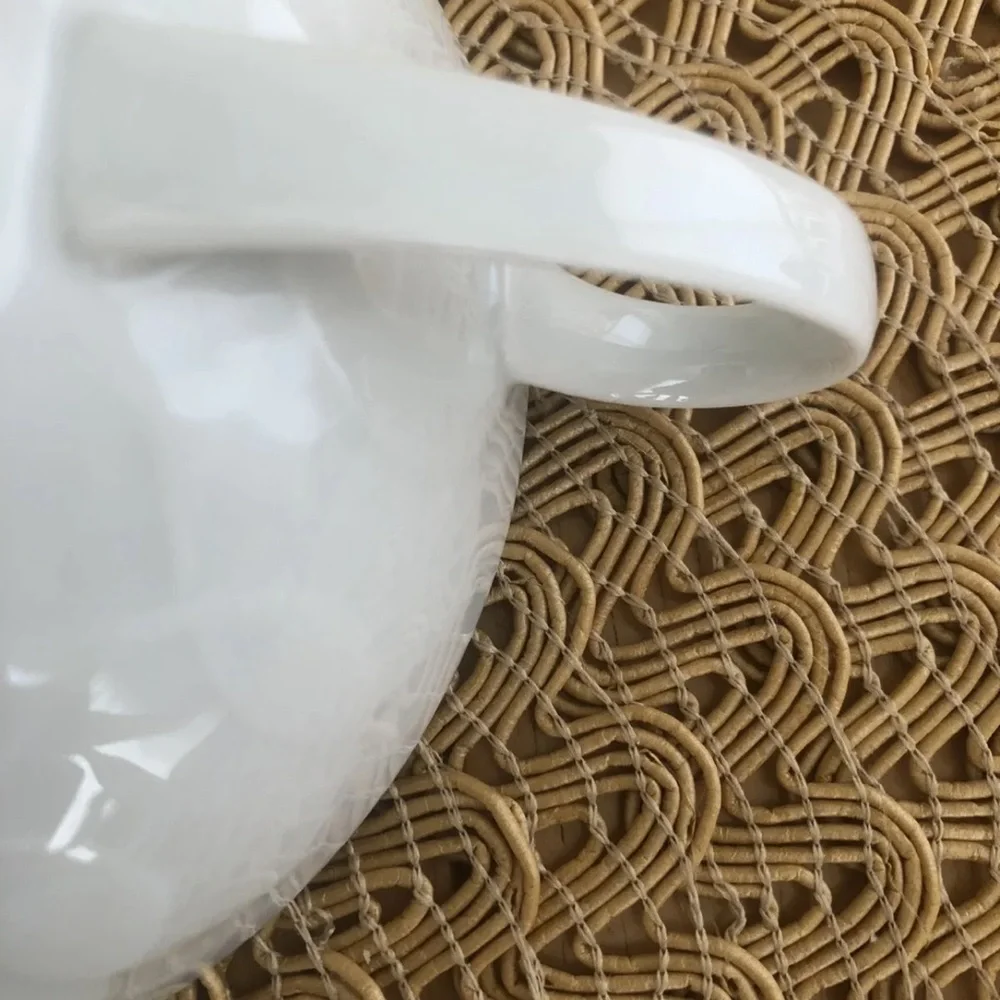 Rosenthal White Lotus Studio Line Handled Bowls. Set of 2 EUC